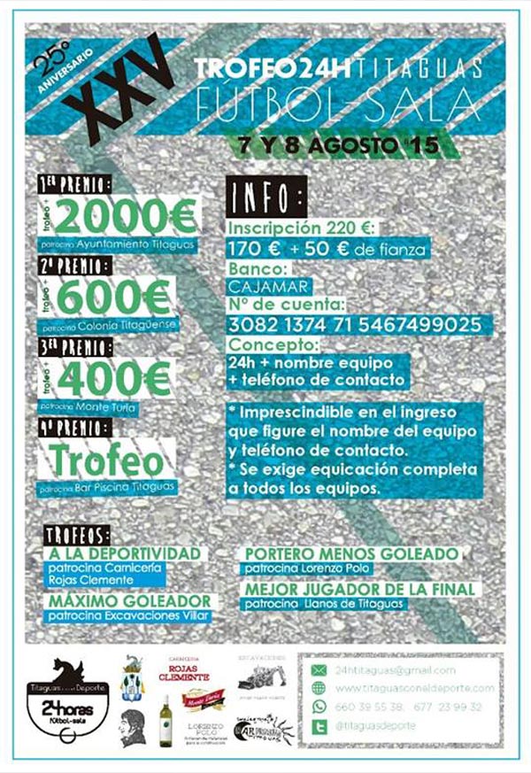 XXV Trofeo 24 horas Titaguas FutbolSala